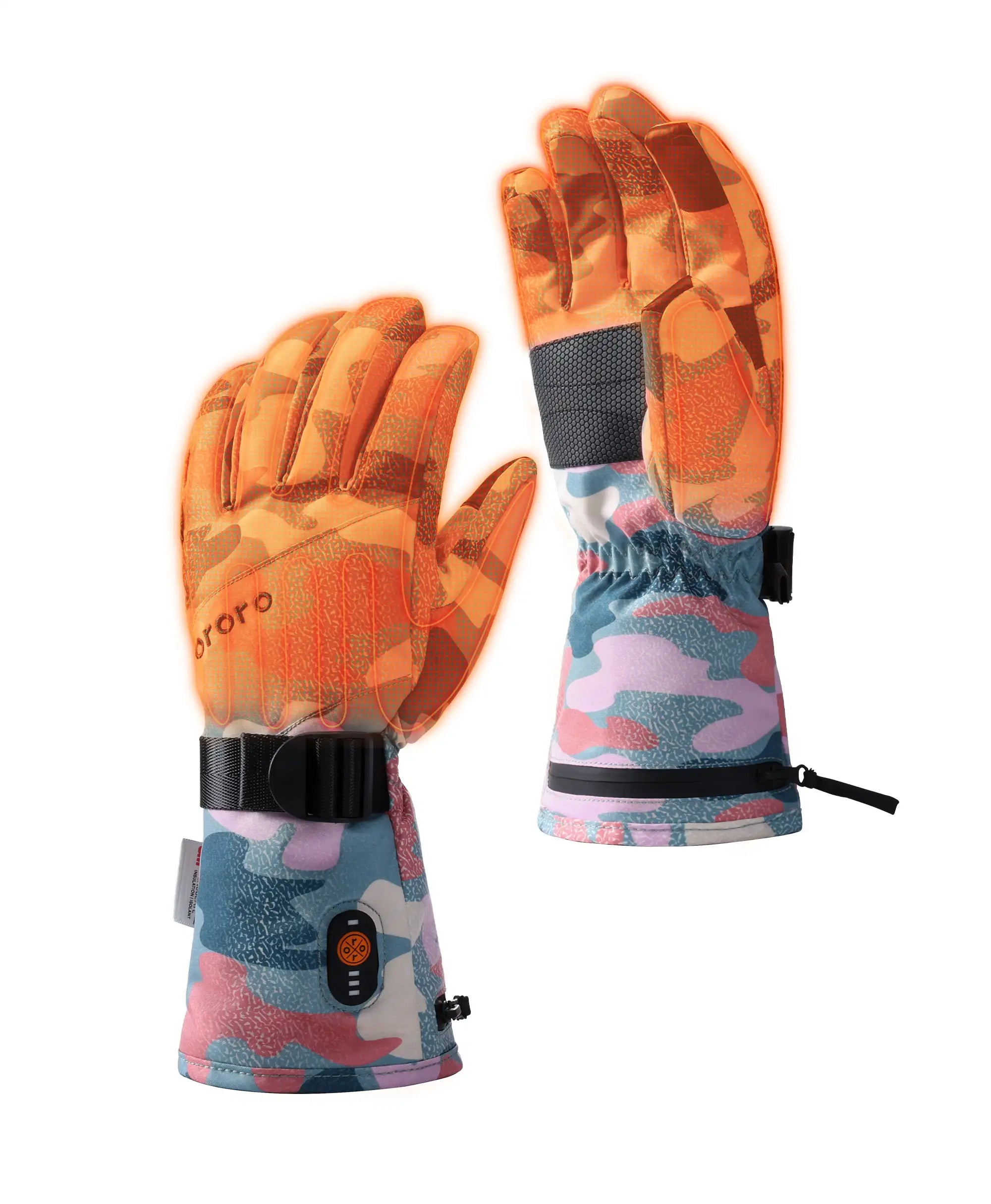 (Open-box) Kyoto Women's Colorprint Heated Lightweight Gloves, Thumbnail 10