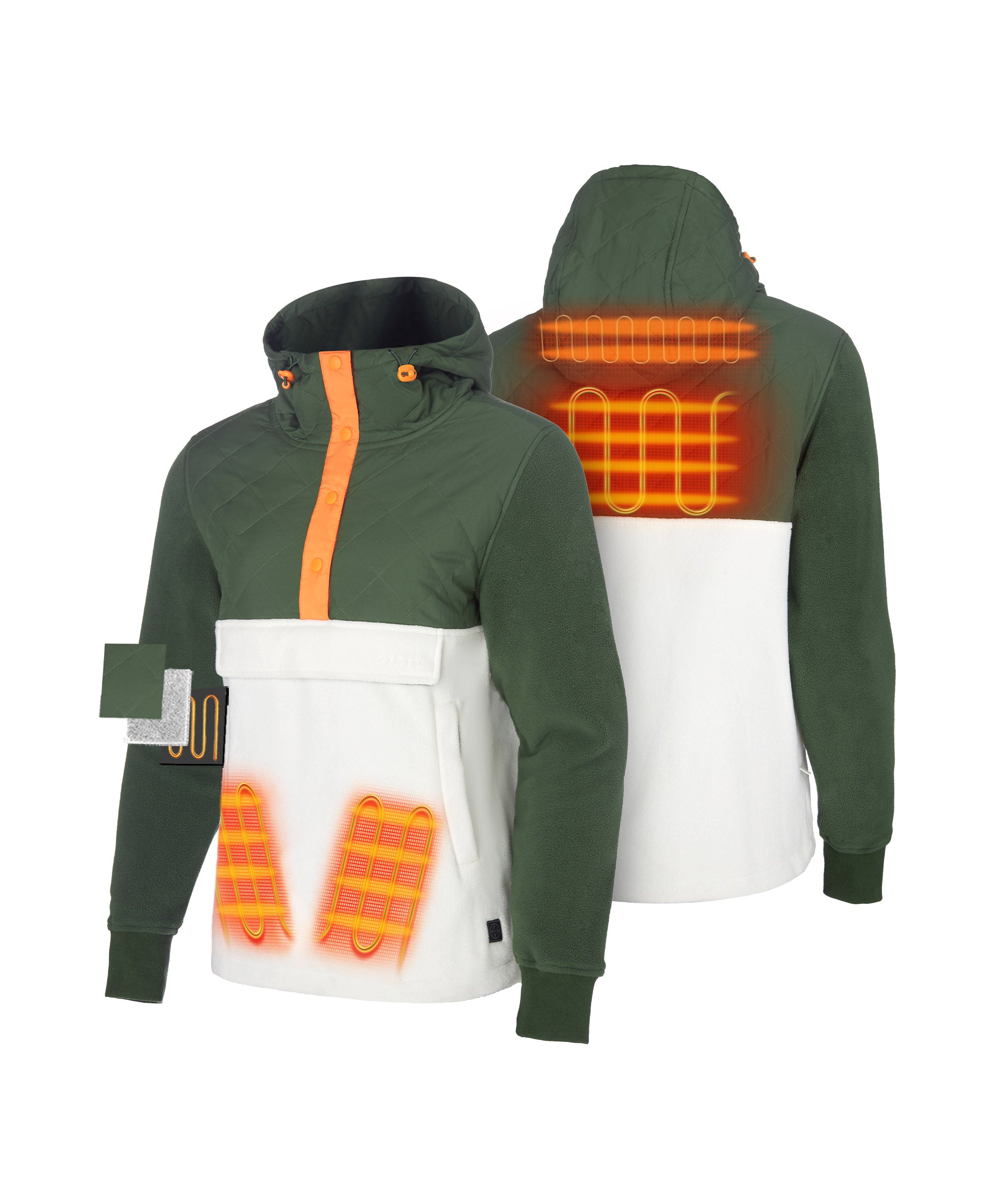 Final Sale - Daybreak Women's Colorblock Heated Anorak, Thumbnail 2