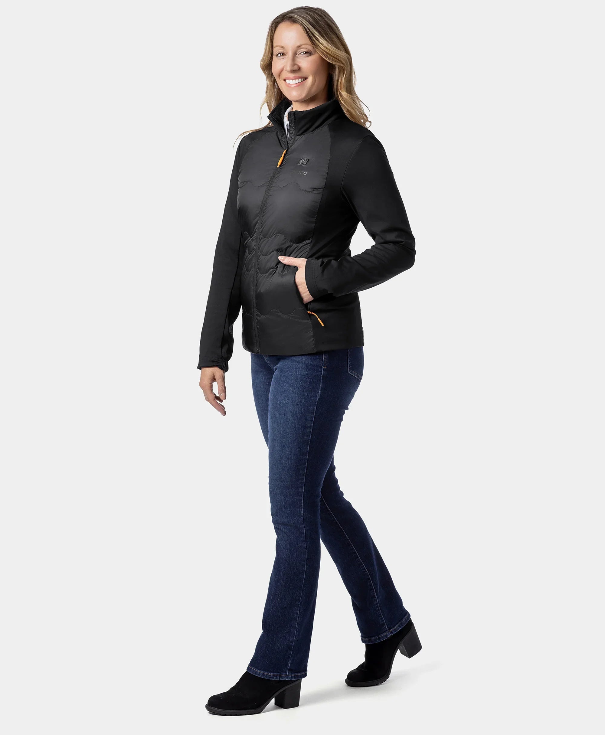 Verbier Women's 4-Zone Heated Down Jacket, Thumbnail 5