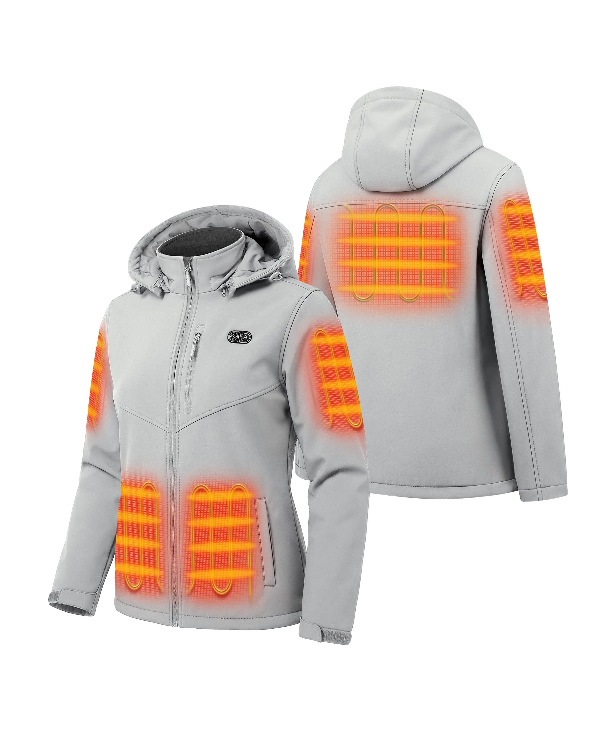 Women's Dual Control Heated Jacket with 5 Heating Zones (Pocket Heating), Thumbnail 16