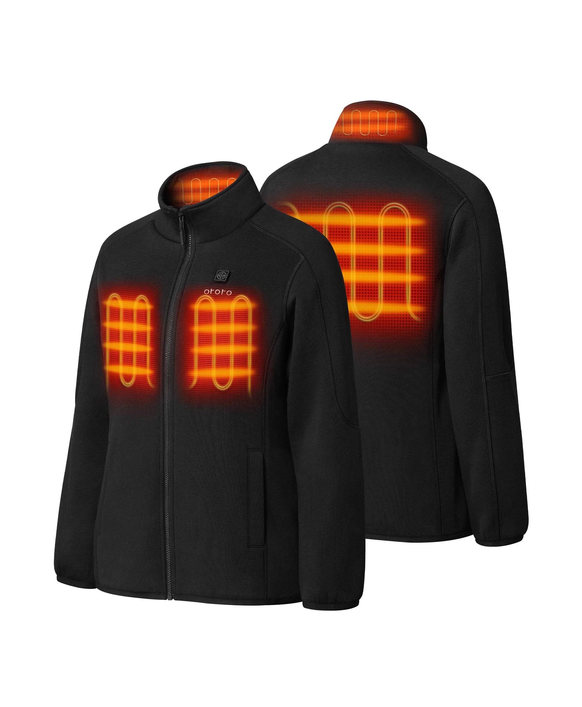Women's Heated Full-Zip Fleece Jacket (4 Heating Zones), Thumbnail 2