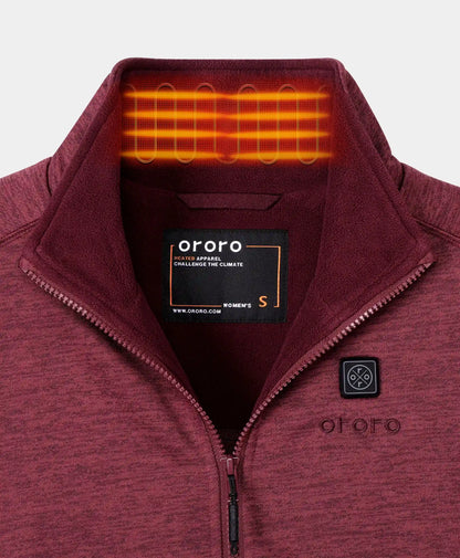 Women's Heated Full-Zip Fleece Jacket (4 Heating Zones)
