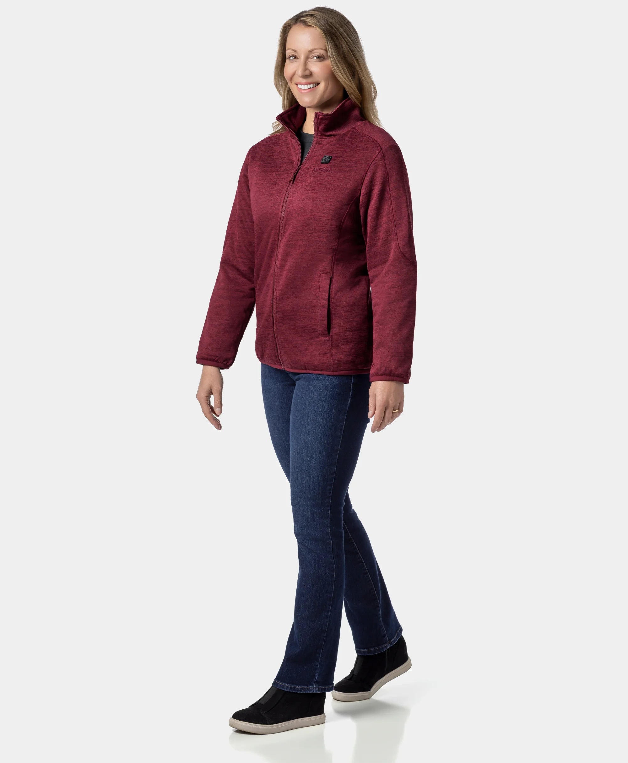 Women's Heated Full-Zip Fleece Jacket (4 Heating Zones), Thumbnail 29