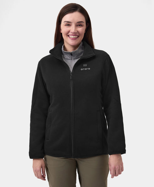 Women's Heated Full-Zip Fleece Jacket (4 Heating Zones) ,view 1