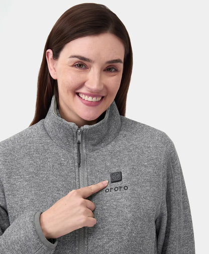 Women's Heated Full-Zip Fleece Jacket (4 Heating Zones)