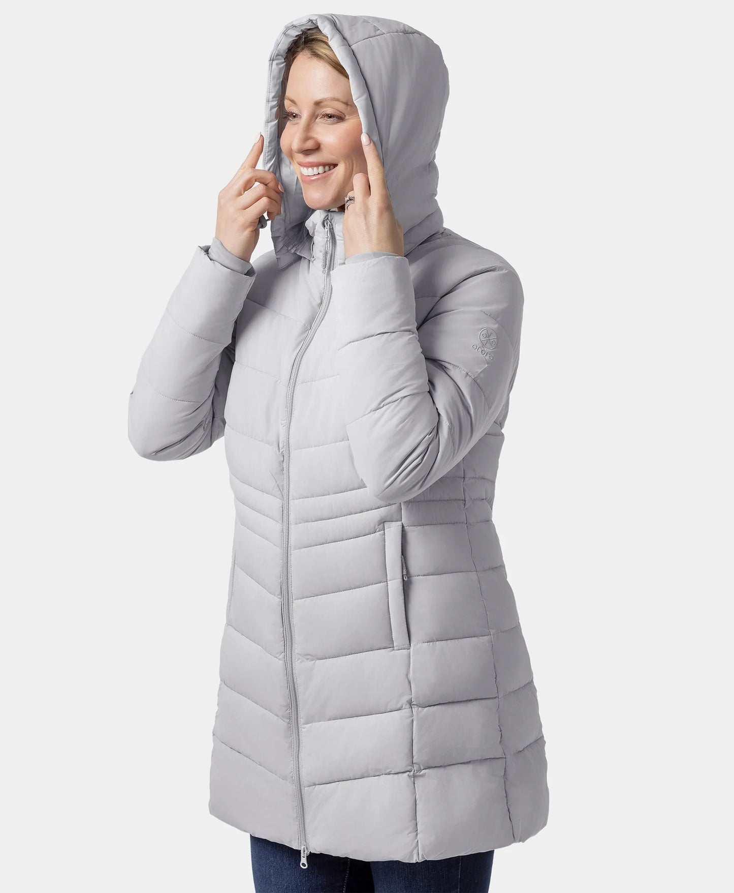 Women's 4-Zone Heated Puffer Parka Jacket