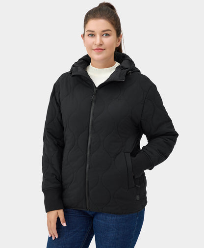 Stargazer Women's Heated Quilted Hoodie Jacket