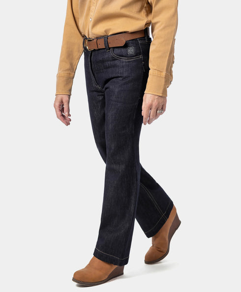 Heatenim Women‘s 3-Zone Heated Denim Pants - Blue ,view 1