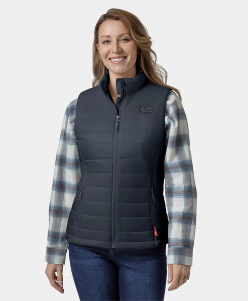 SureWarm® Women's 7-Zone Dual-Control Classic Pro Heated Gilet (Lower Back Heating) ,view 1