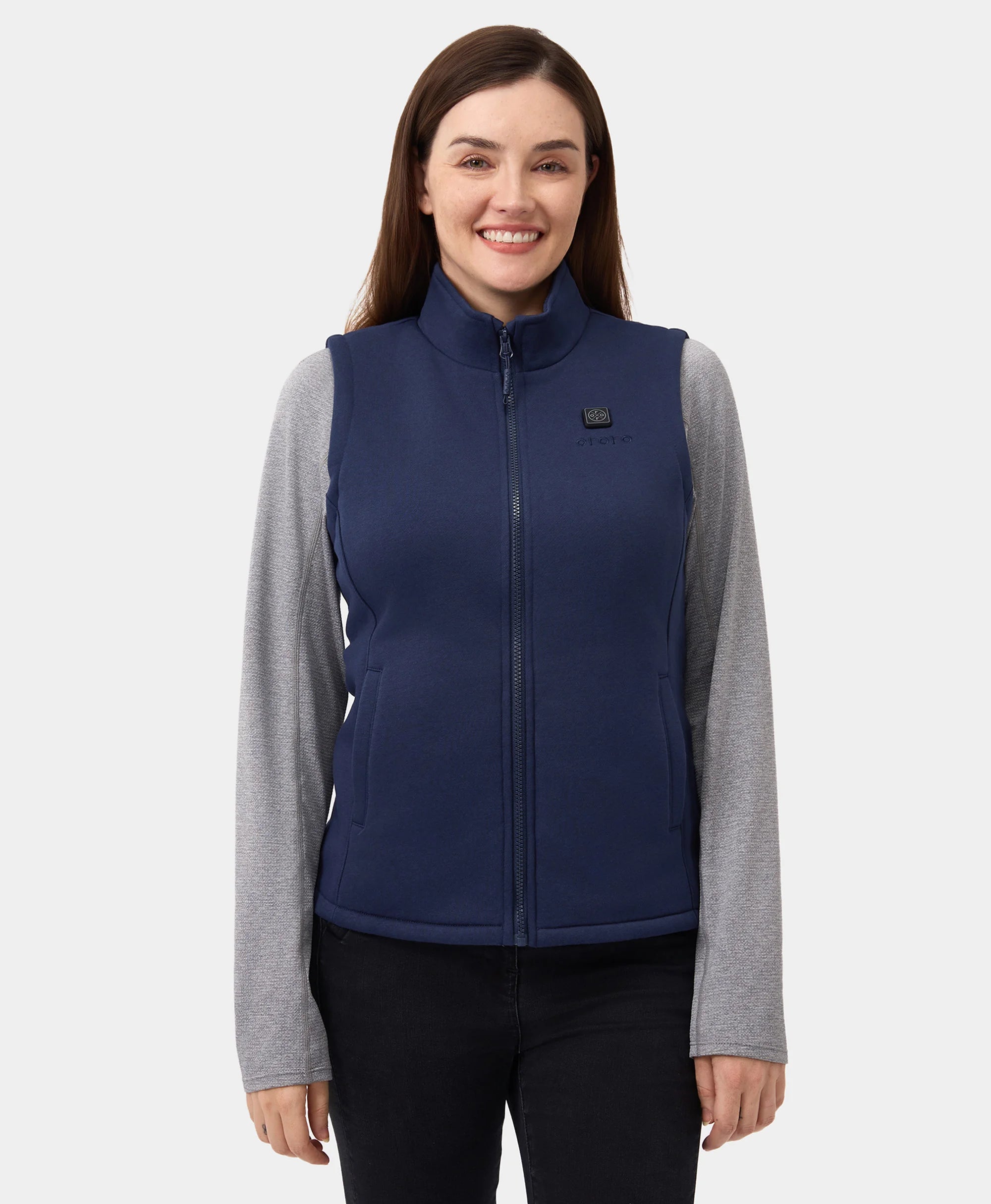 4-zone fleece vest blue