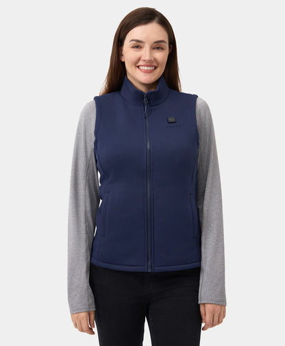 4-zone fleece vest blue