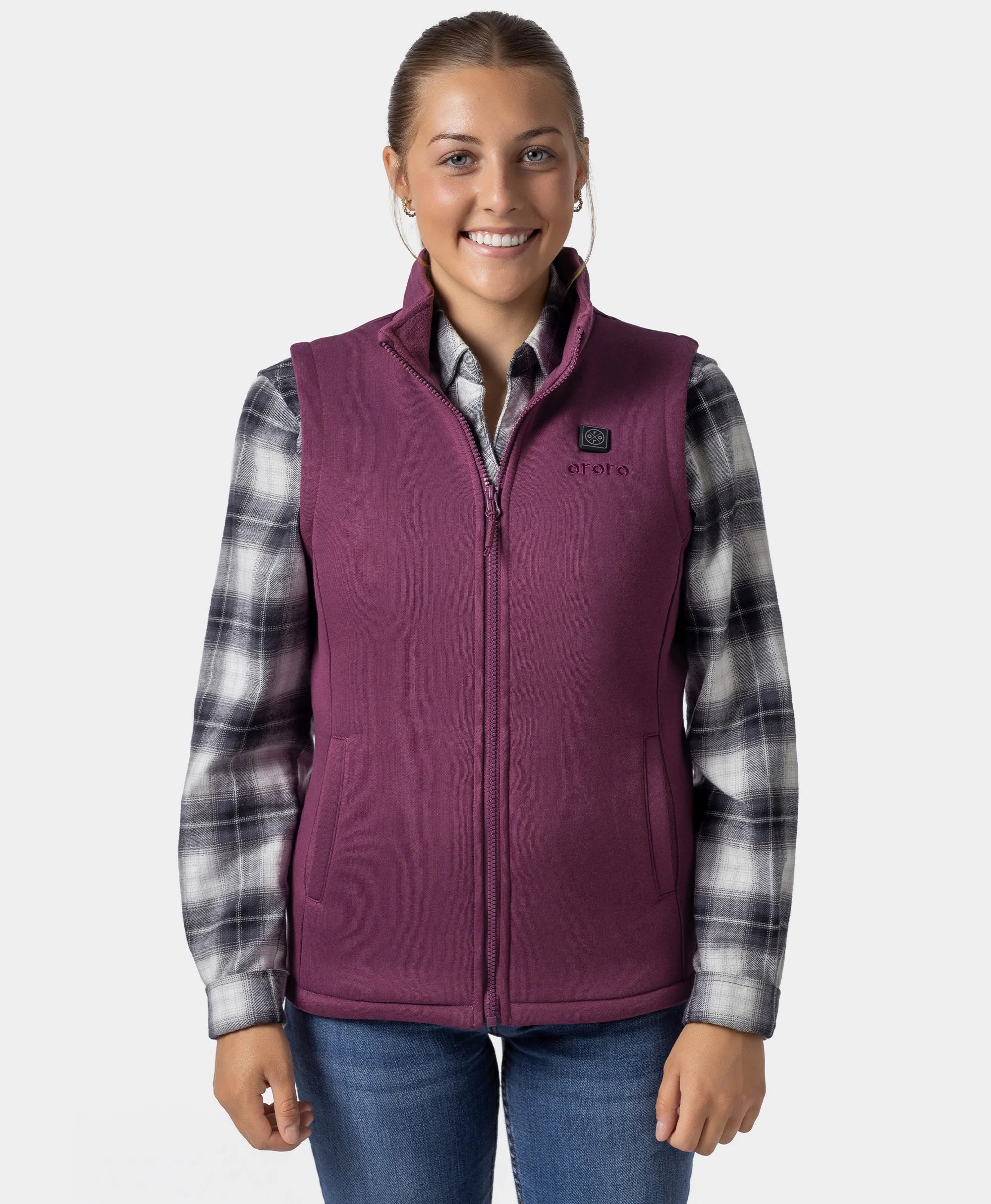Women's Heated Fleece Gilet - New Colours (4 Heating Zones), Thumbnail 1