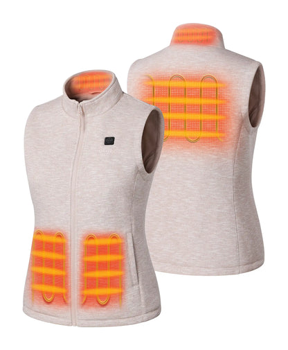 heated fleece vest