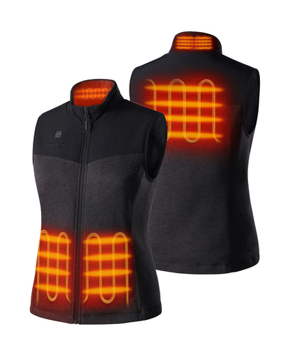Augusta Women's Heated Sweater Fleece Gilet
