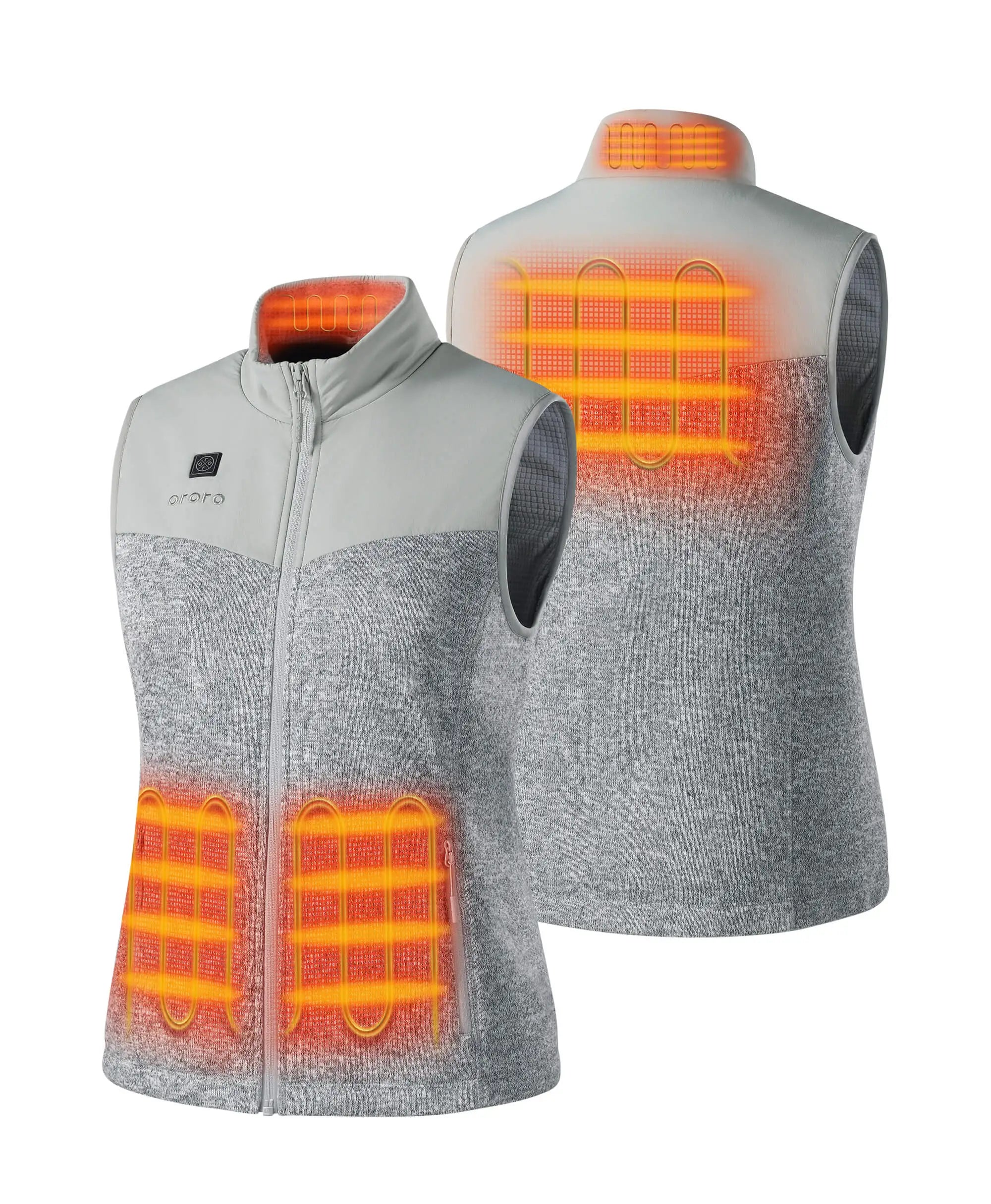 Augusta Women's Heated Sweater Fleece Gilet, Thumbnail 14