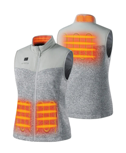 Augusta Women's Heated Sweater Fleece Gilet