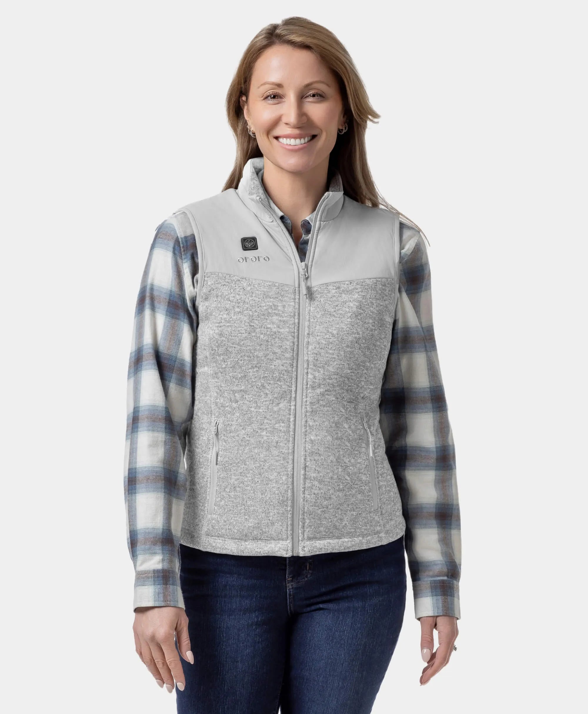 Augusta Women's Heated Sweater Fleece Gilet, Thumbnail 13