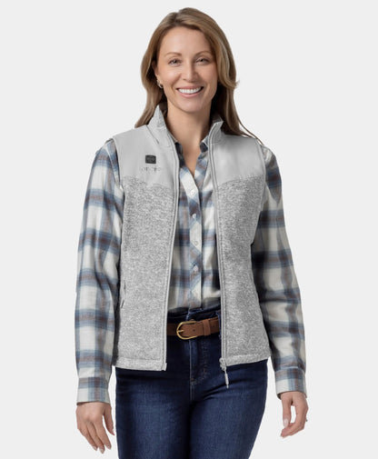 Augusta Women's Heated Sweater Fleece Gilet