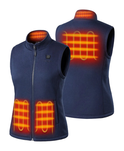 heated fleece vest