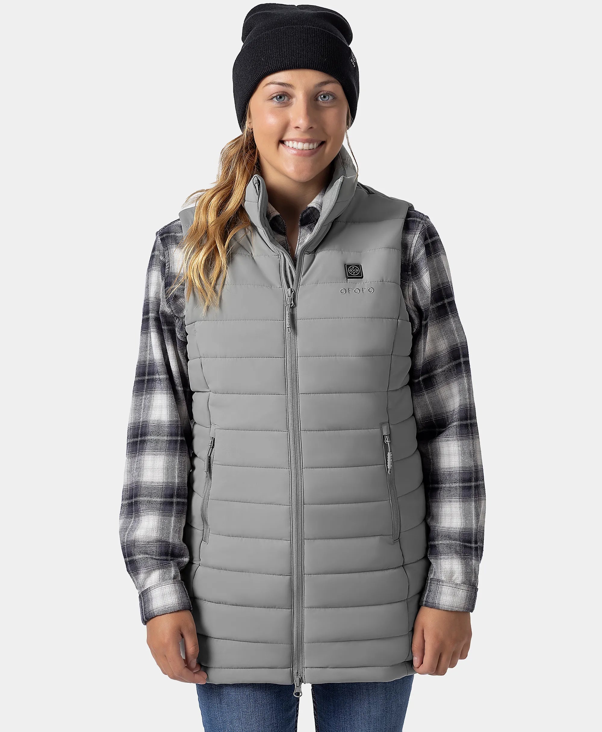 Tribeca Women's Heated Long Puffer Gilet, Thumbnail 33