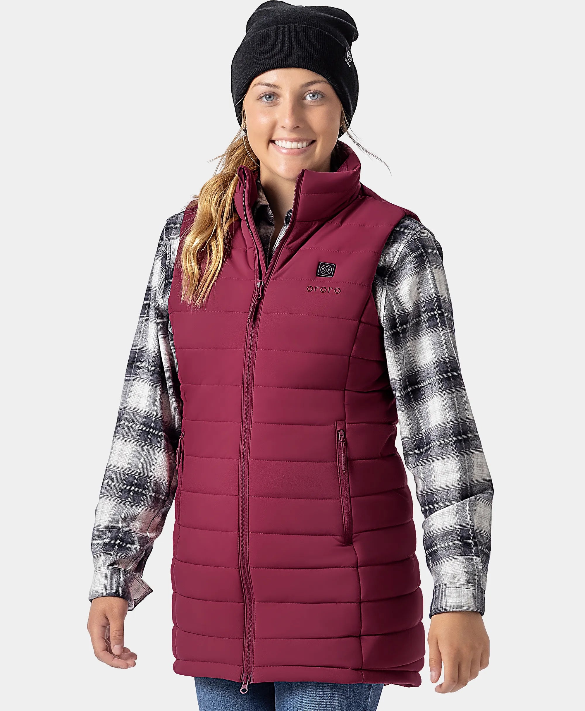 Tribeca Women's Heated Long Puffer Gilet, Thumbnail 49