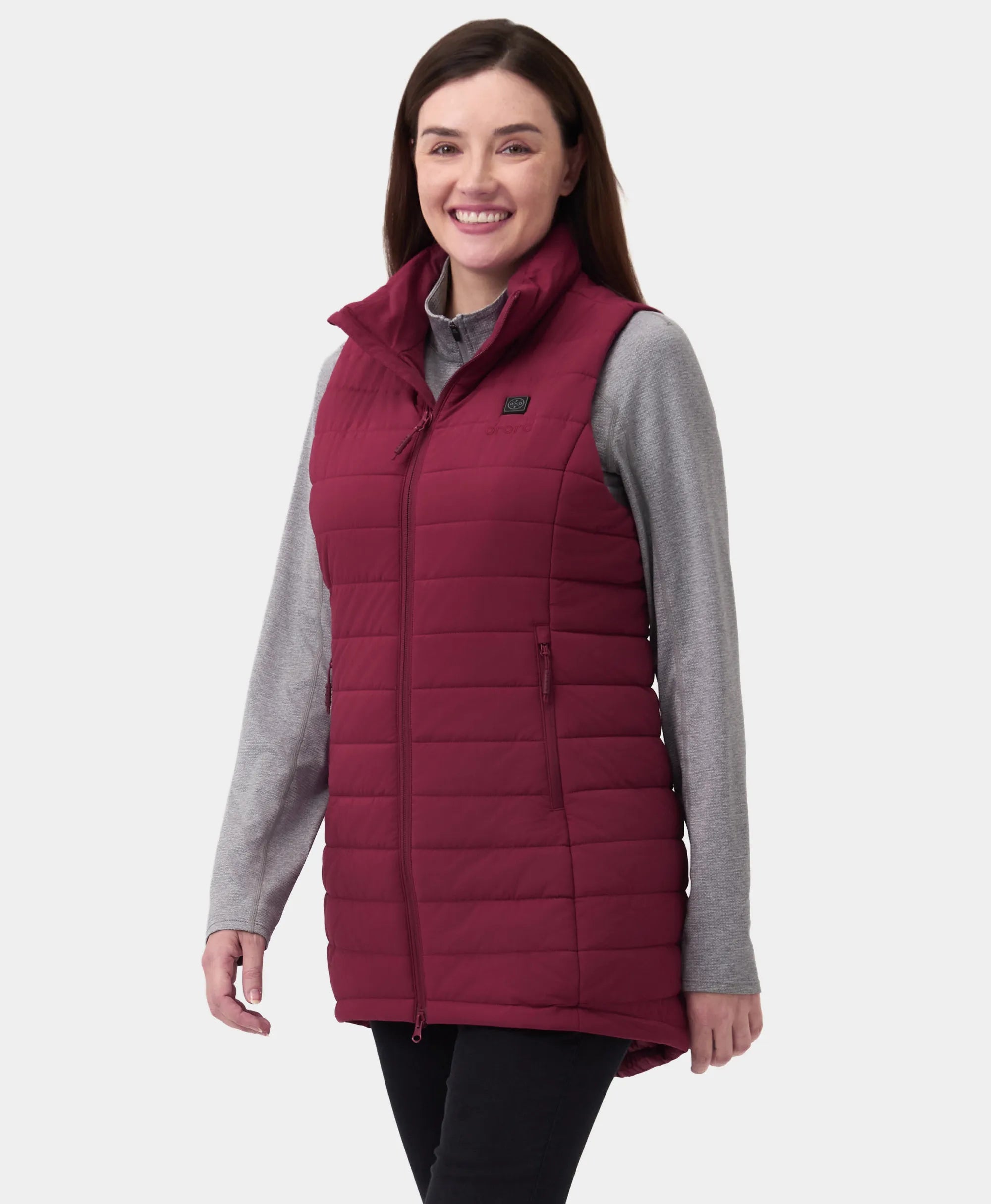 Tribeca Women's Heated Long Puffer Gilet, Thumbnail 46