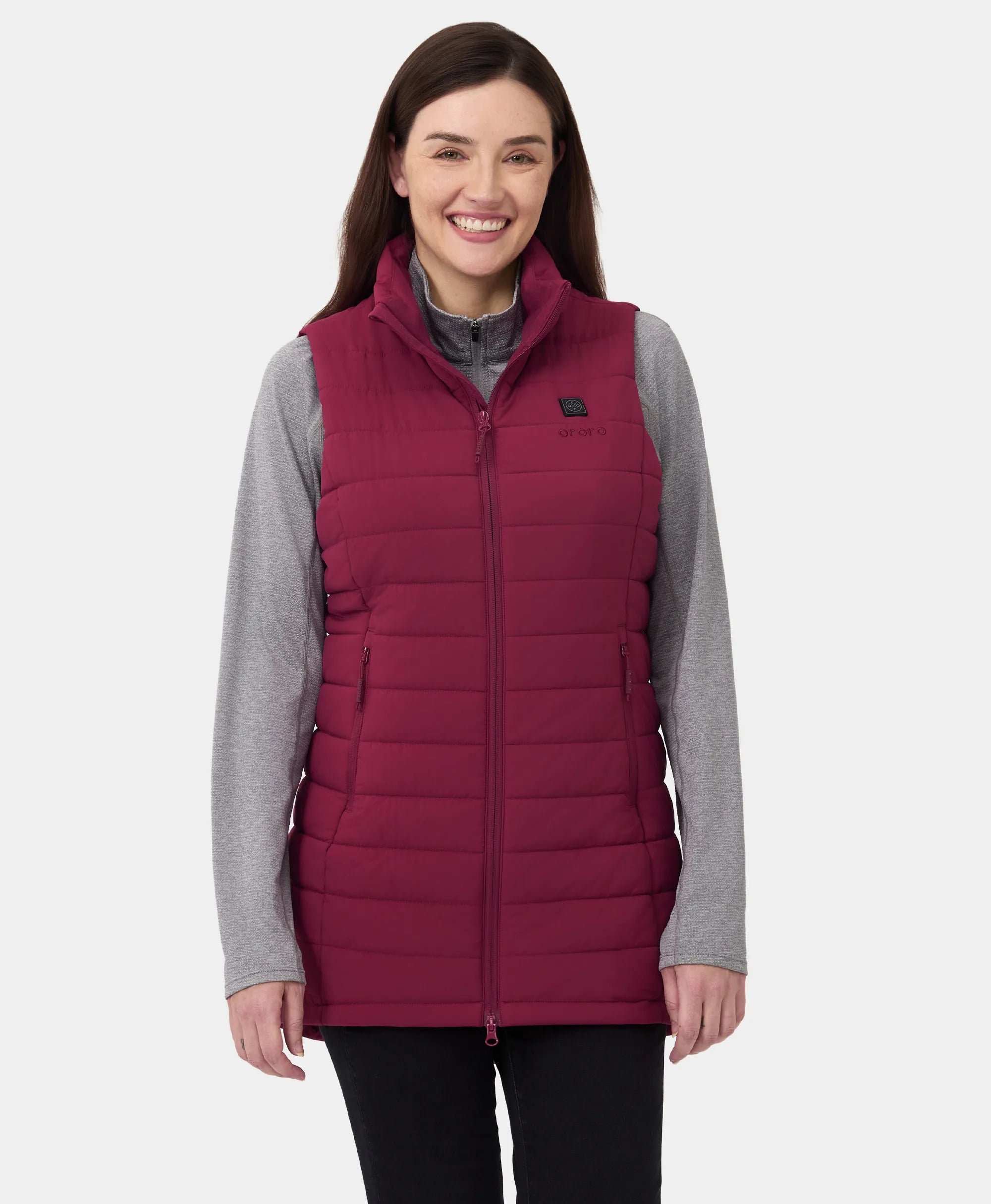 Tribeca Women's Heated Long Puffer Gilet, Thumbnail 44