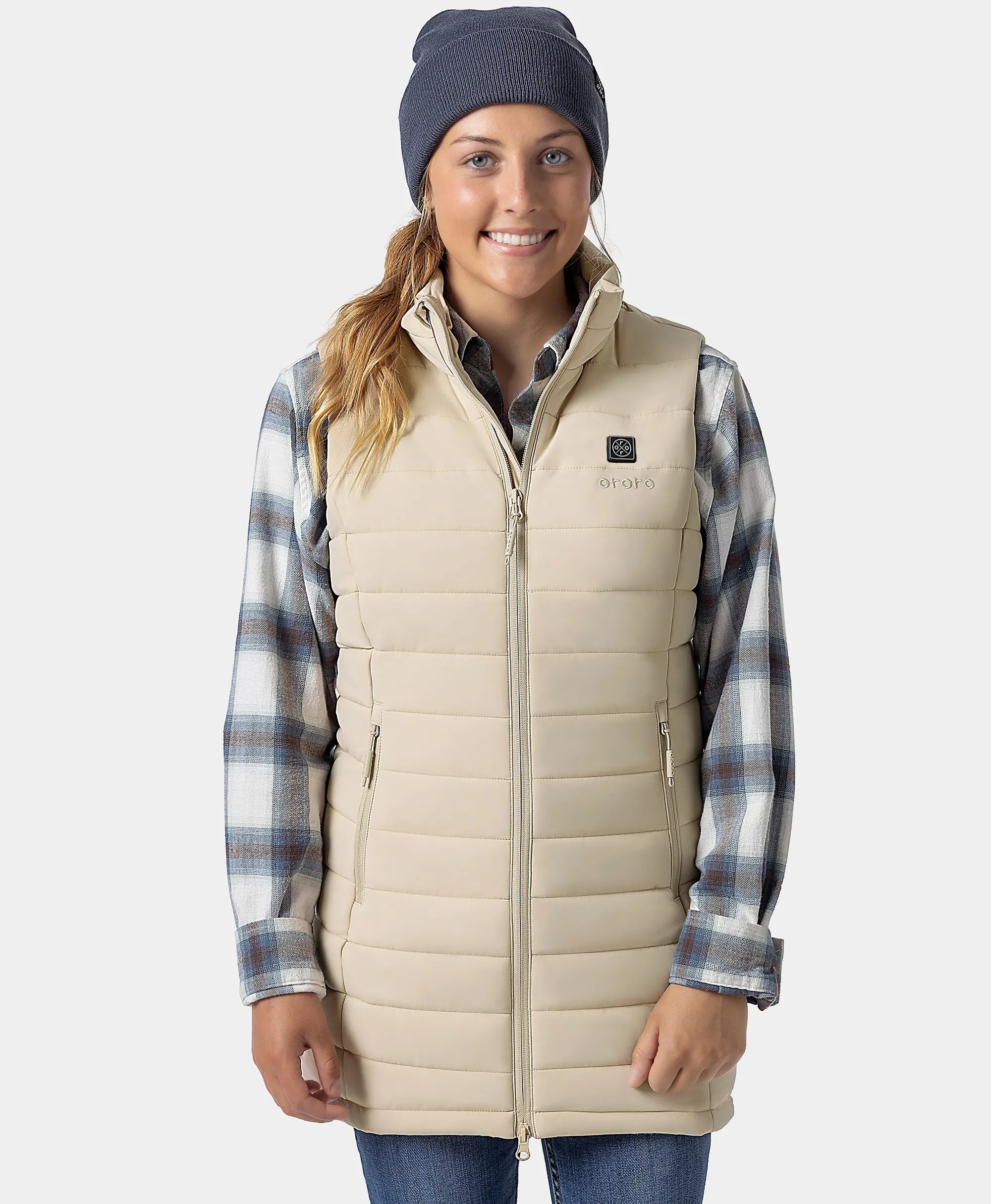 Tribeca Women's Heated Long Puffer Gilet, Thumbnail 24