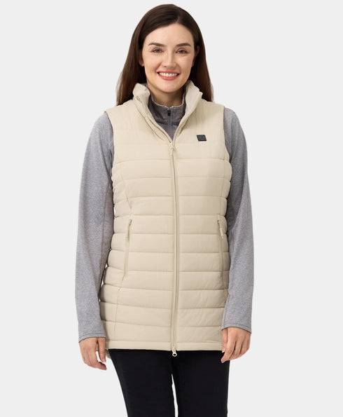 Tribeca Women's Heated Long Puffer Gilet ,view 1