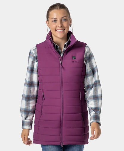 Tribeca Women's Heated Long Puffer Gilet