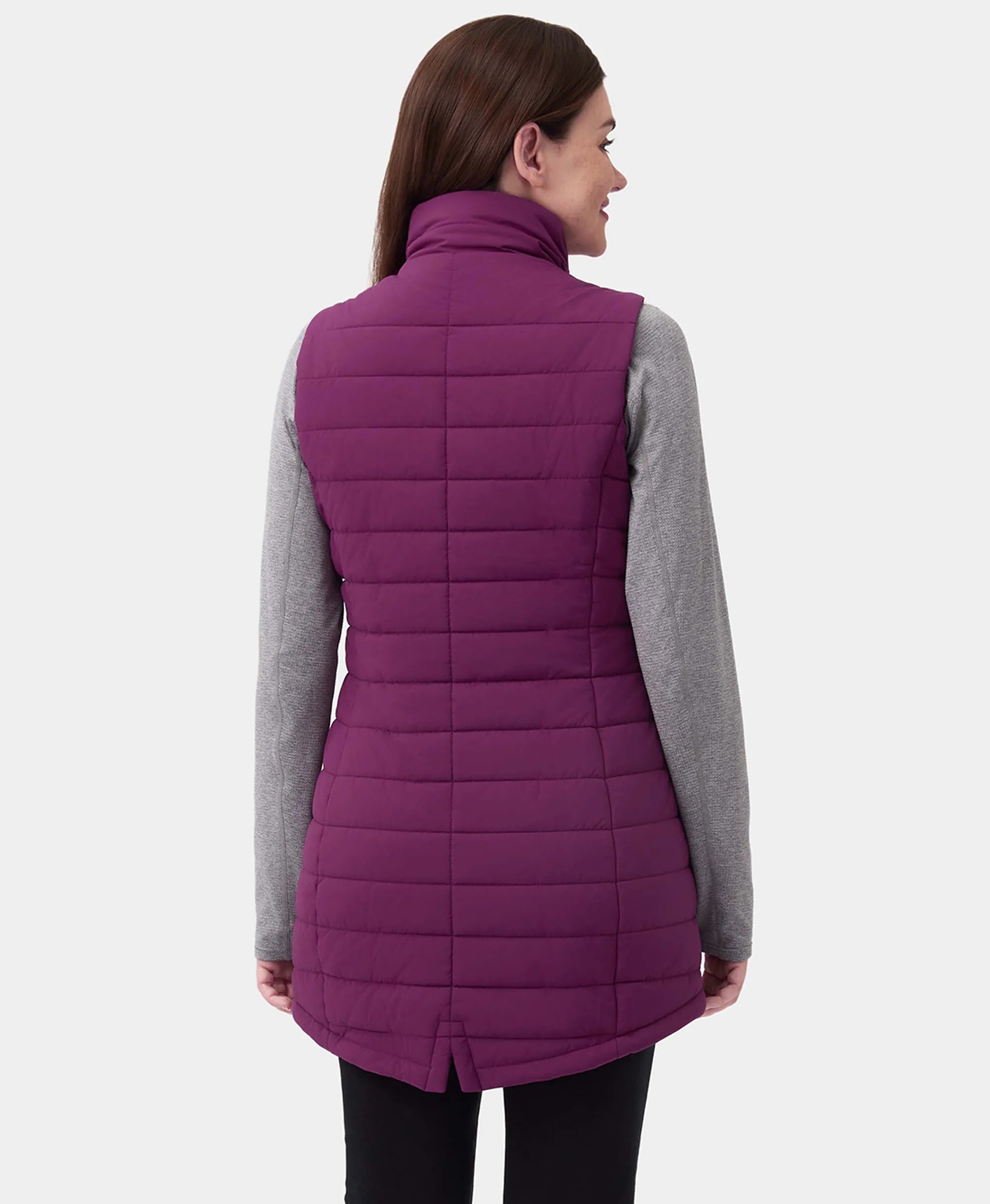 Tribeca Women's Heated Long Puffer Gilet, Thumbnail 60