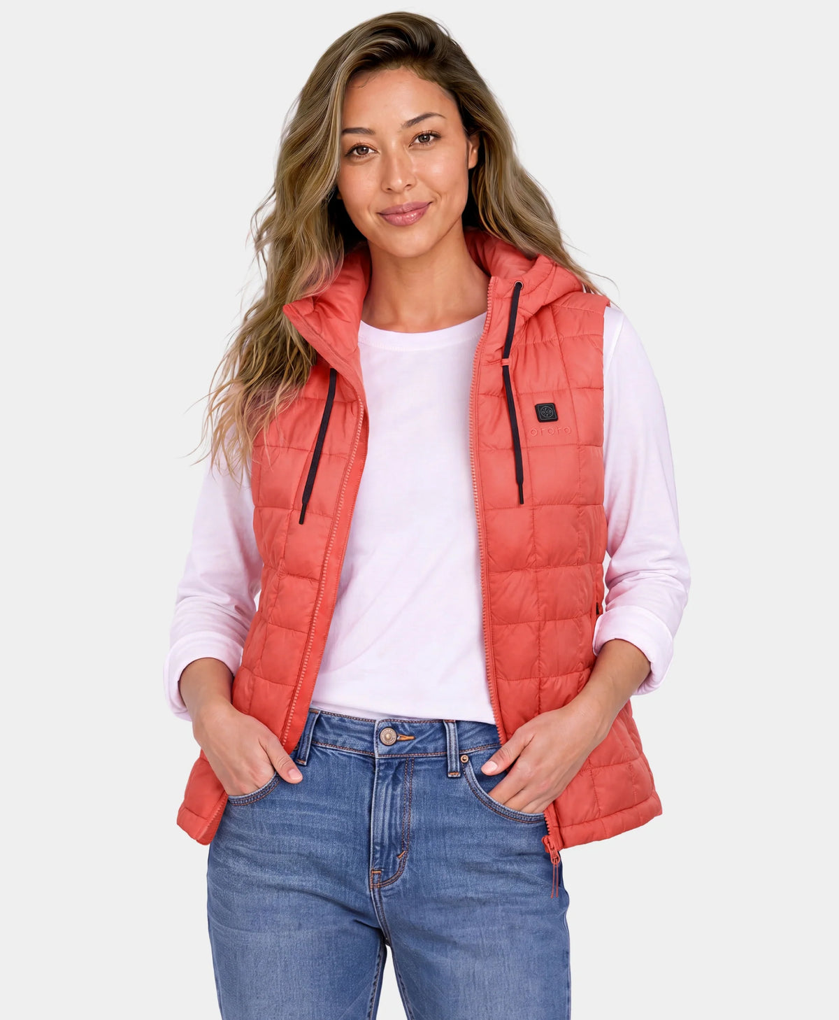 PuffLyte Women's 4-Zone Hooded Heated Vest