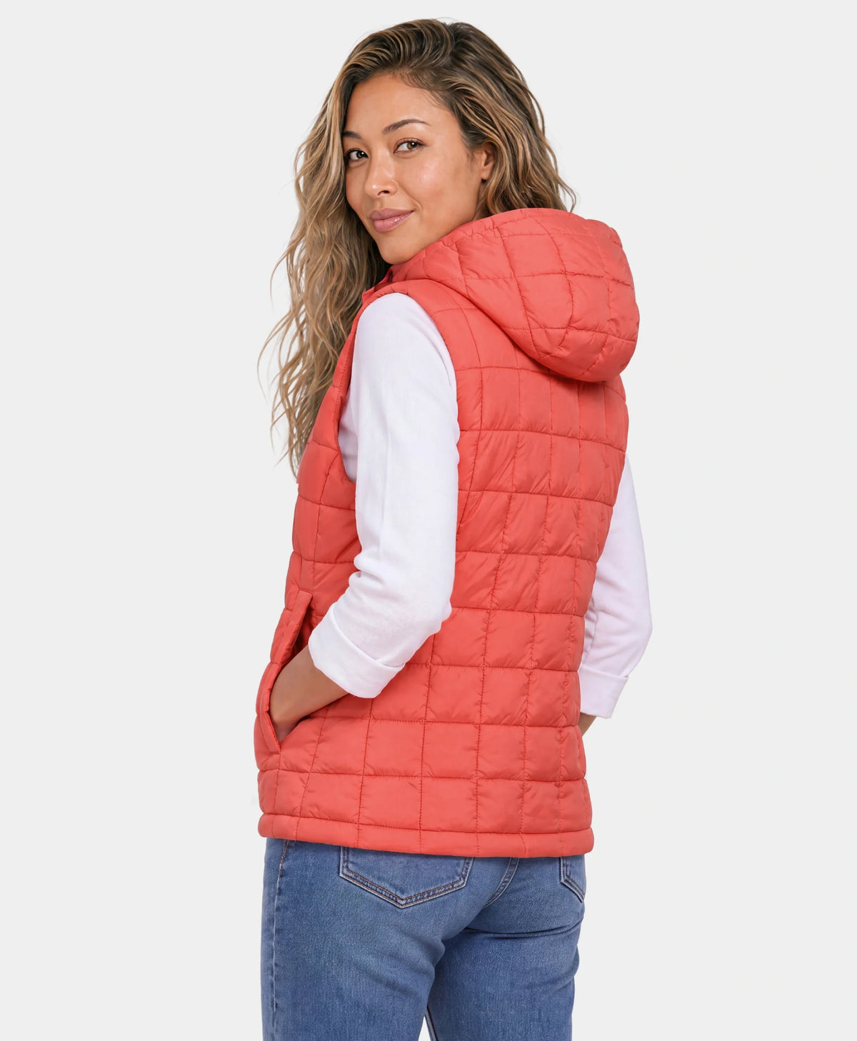 PuffLyte Women's 4-Zone Hooded Heated Vest