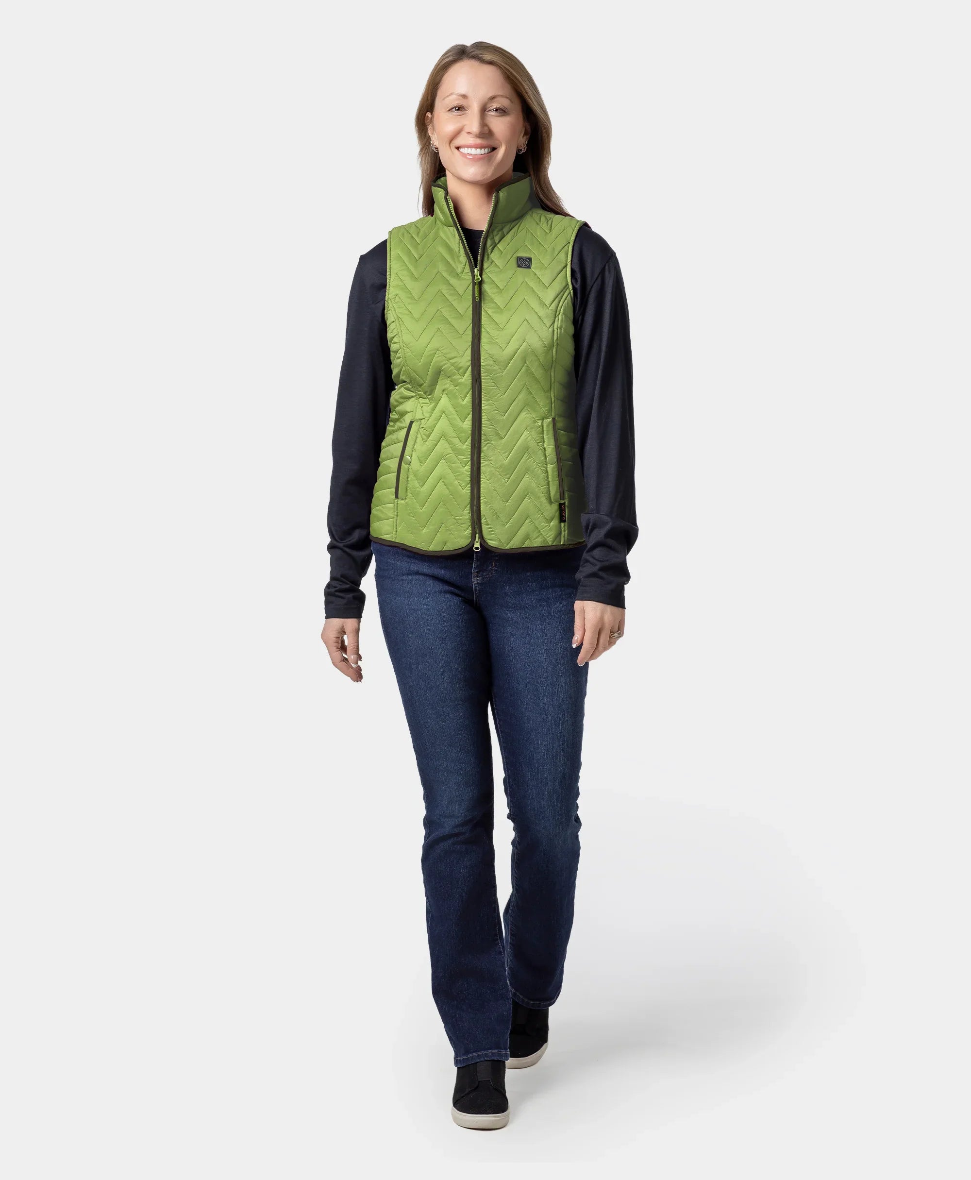 Women's Heated Chevron Quilted Gilet, Thumbnail 29