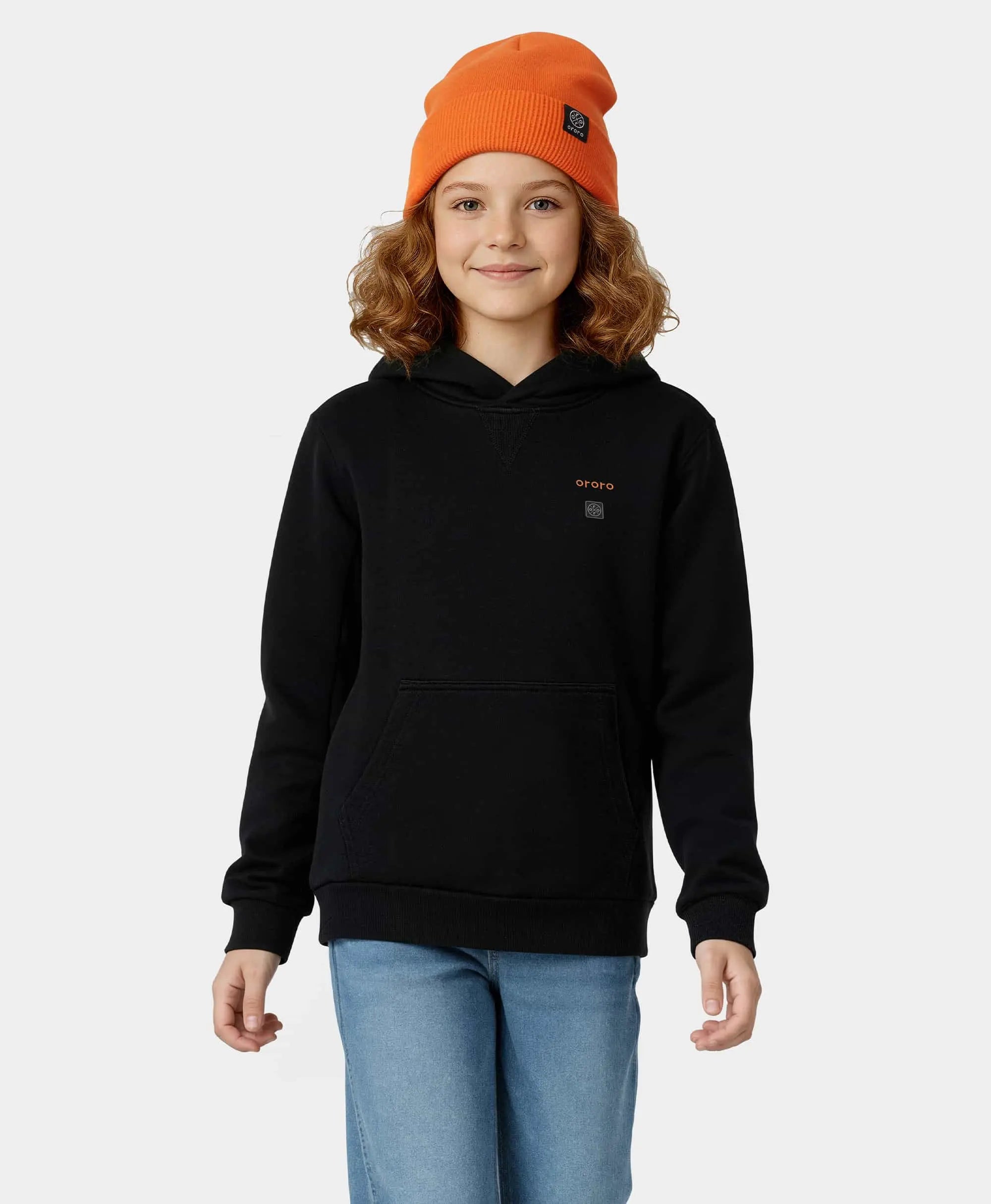 Kid's 4-Zone Heated Pullover Hoodie, Thumbnail 5