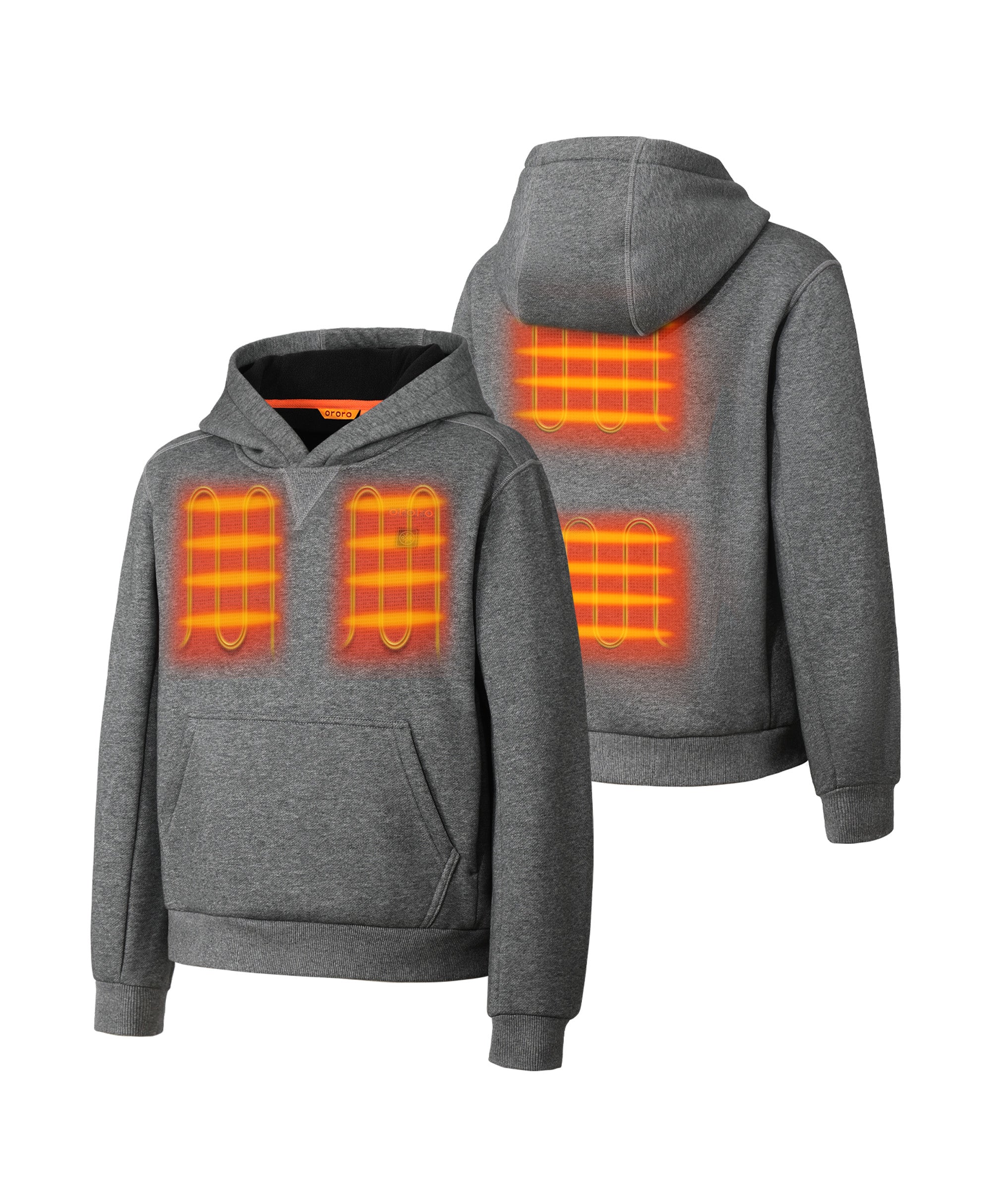 Kid's 4-Zone Heated Pullover Hoodie, Thumbnail 15