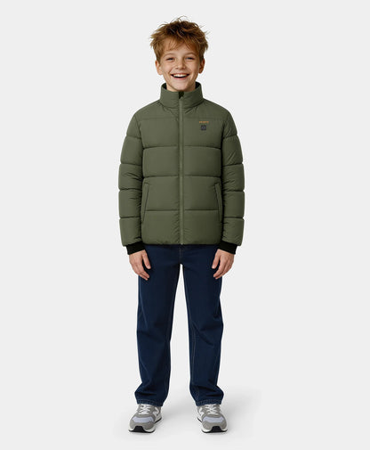 Kids' 4-Zone Heated Down Jacket