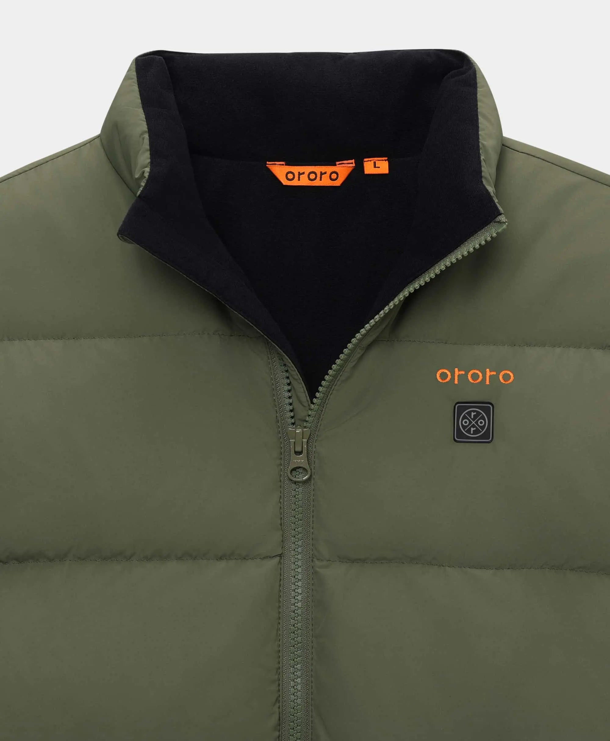 Kids' 4-Zone Heated Down Jacket, Thumbnail 4