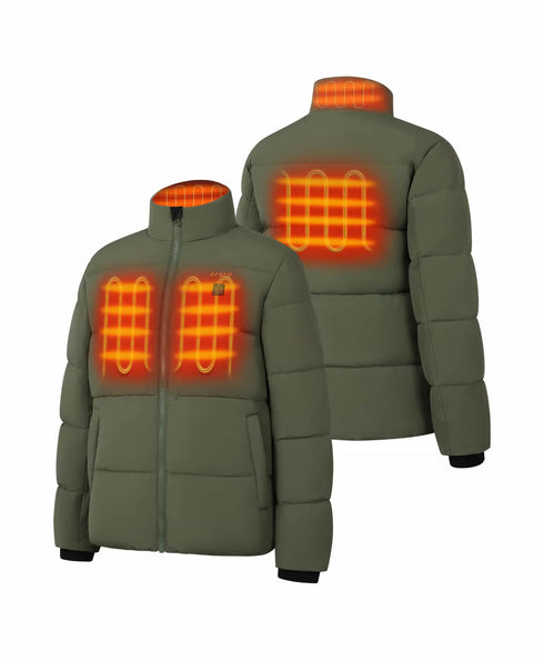 Kids' 4-Zone Heated Down Jacket ,view 2