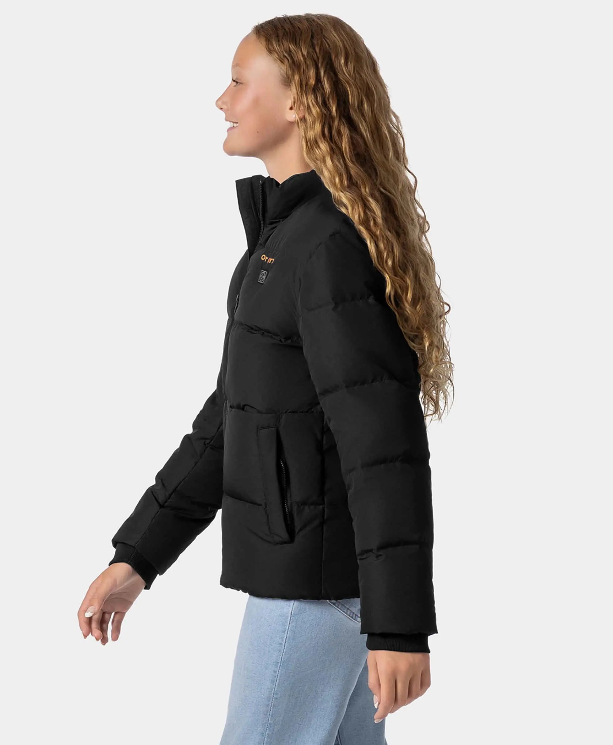 Kids' 4-Zone Heated Down Jacket, Thumbnail 14