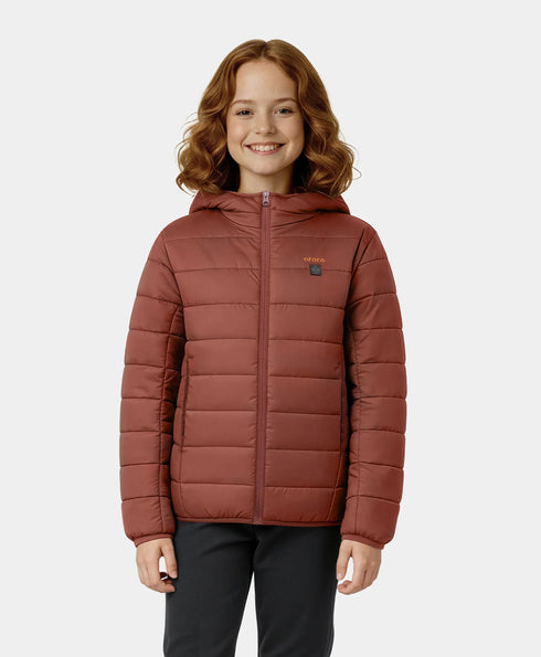 Kids' 4-Zone Heated Lightweight Puffer Jacket ,view 1