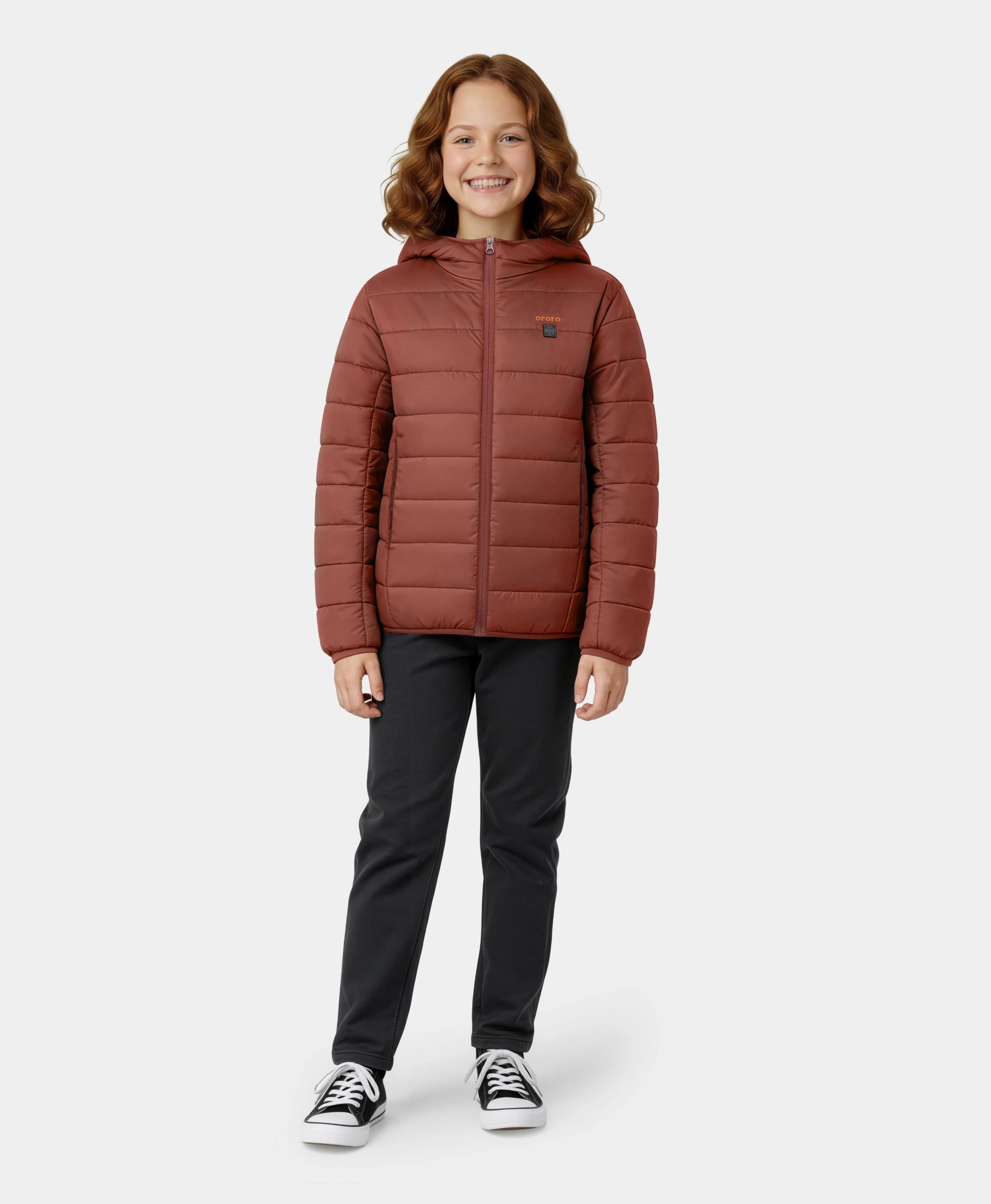 Kids' 4-Zone Heated Lightweight Puffer Jacket, Thumbnail 3
