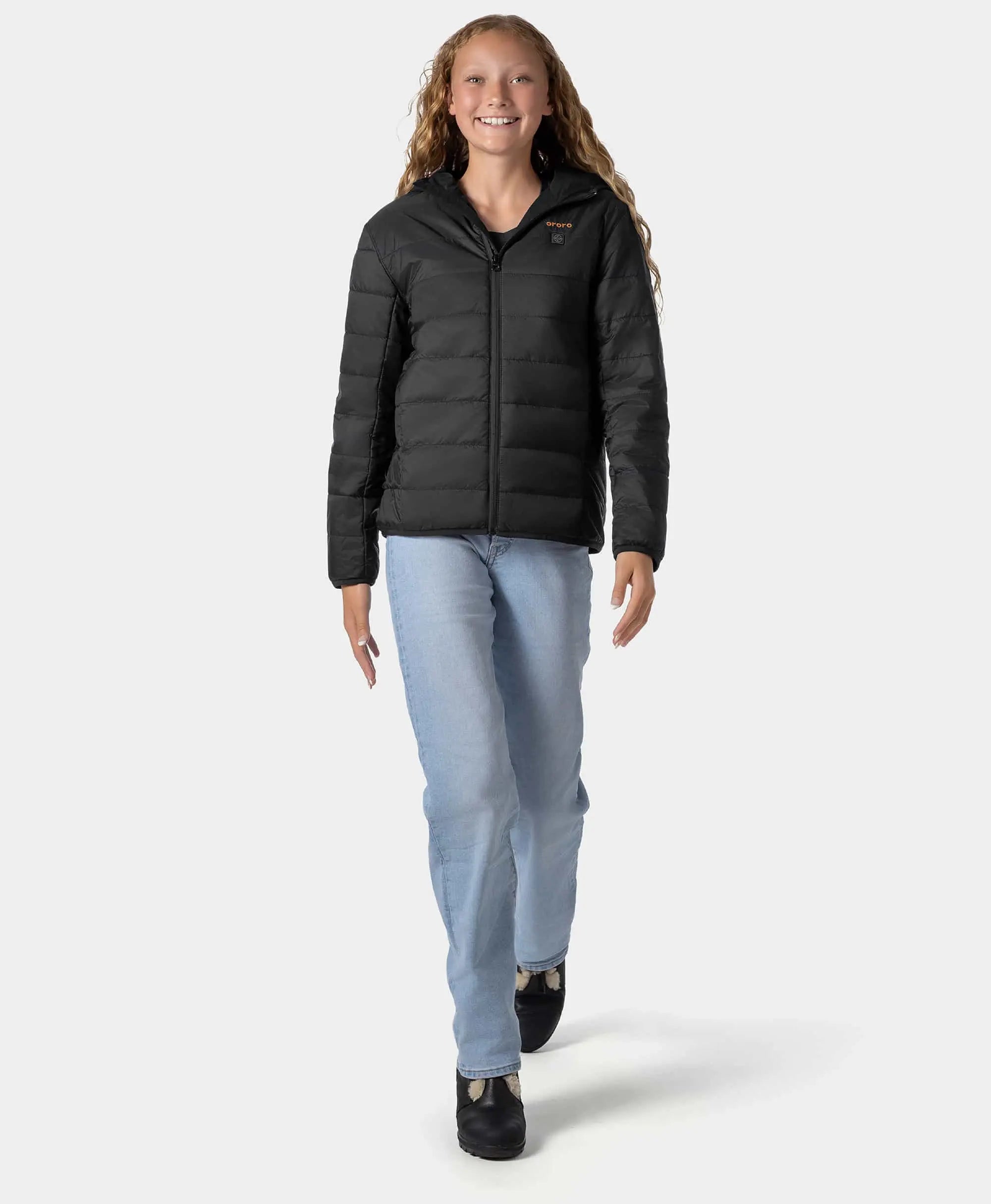 Kids' 4-Zone Heated Lightweight Puffer Jacket, Thumbnail 13