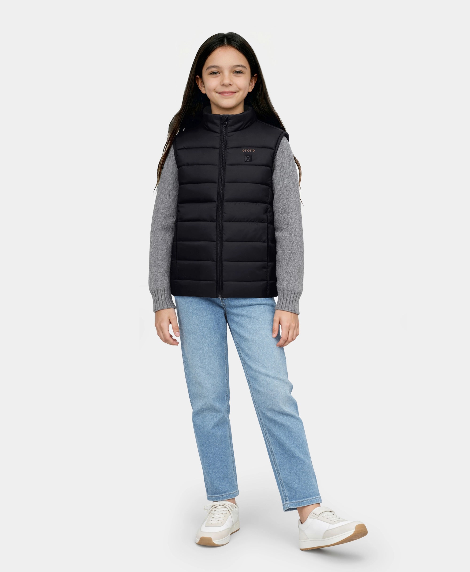 Kids' 4-Zone Classic Heated Gilet, Thumbnail 13