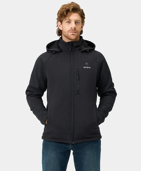 Paragon Men's Heated Jacket - Black view 1