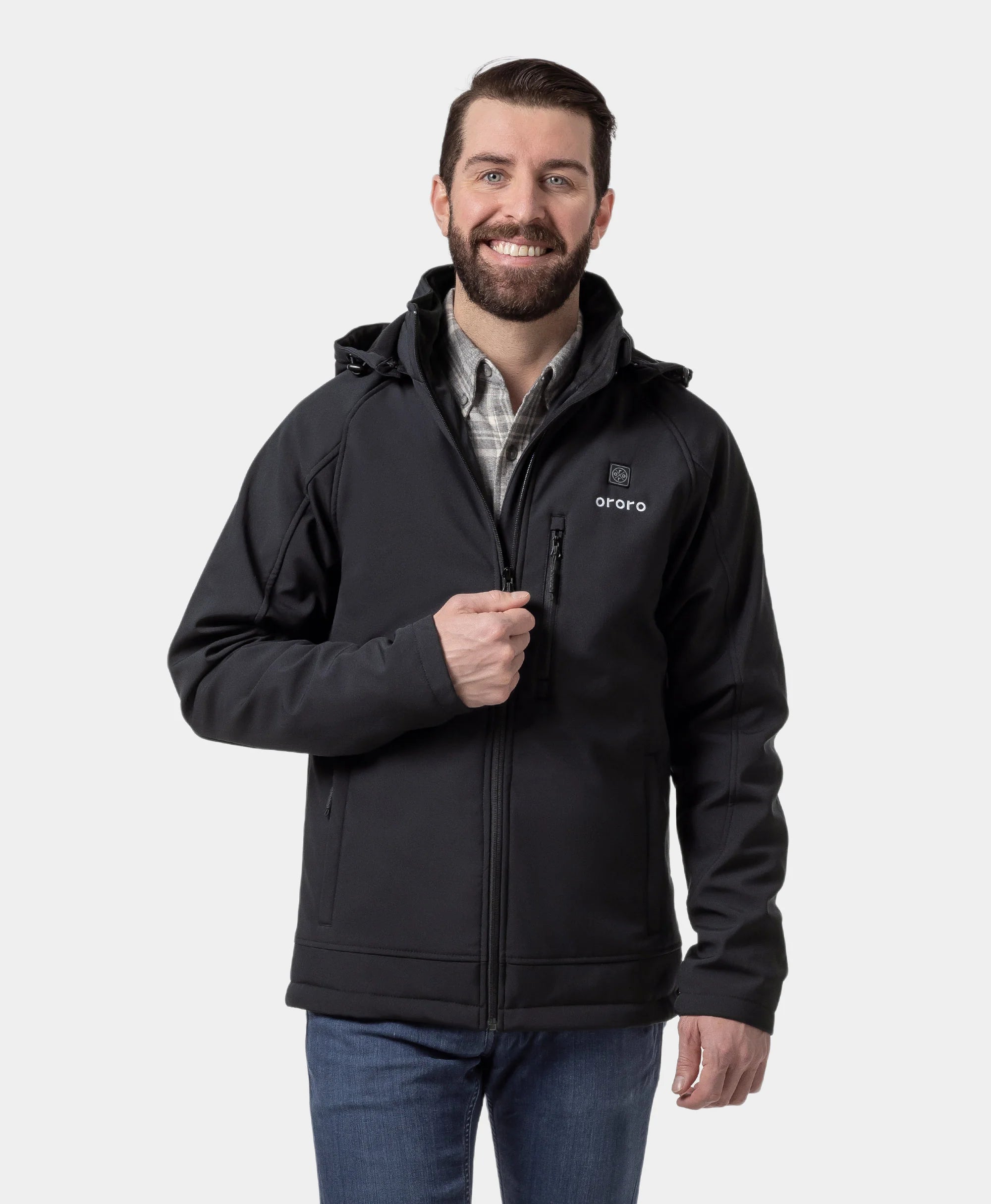 Paragon Men's Heated Jacket - Black, Thumbnail 7