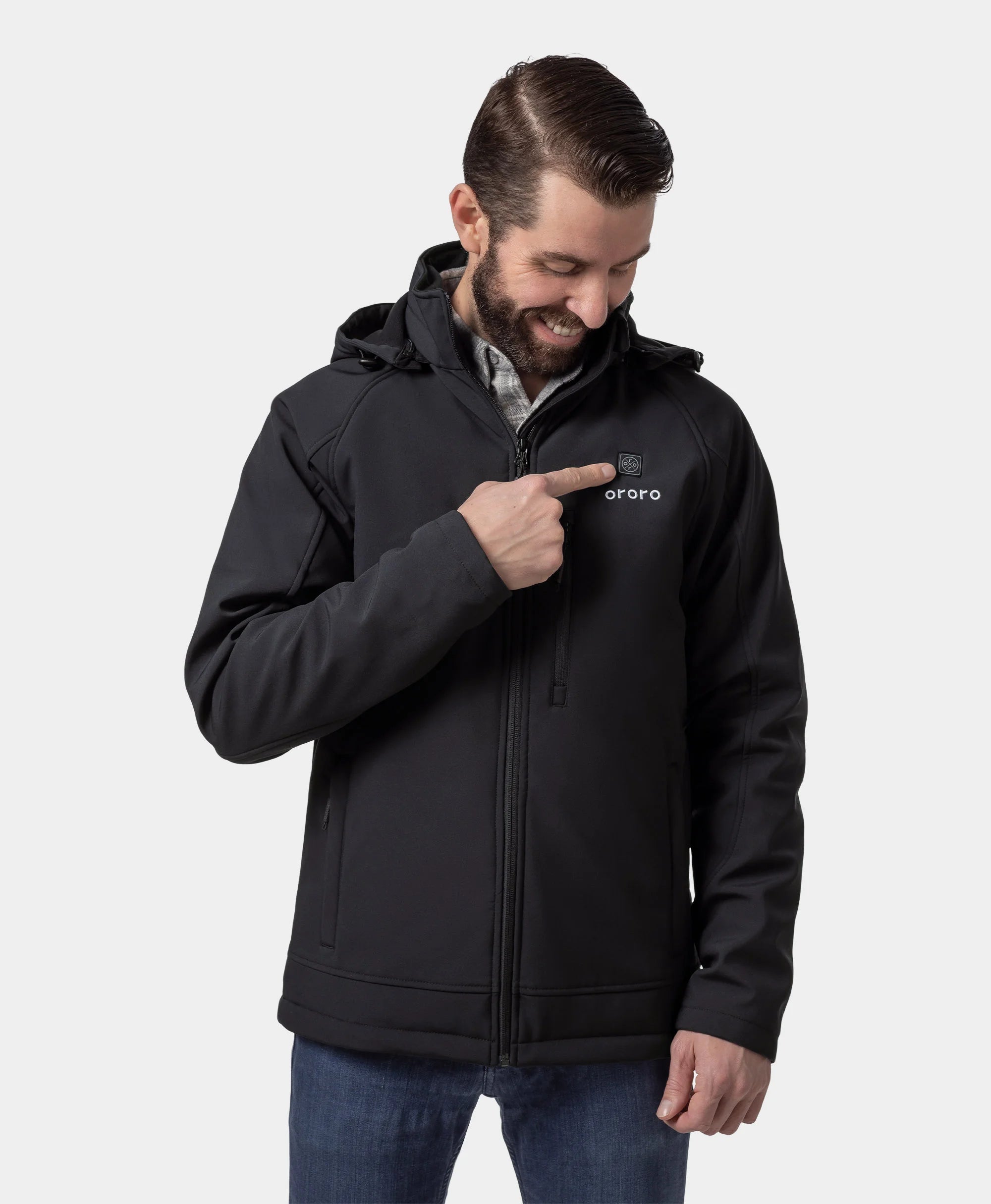 Paragon Men's Heated Jacket - Black, Thumbnail 10