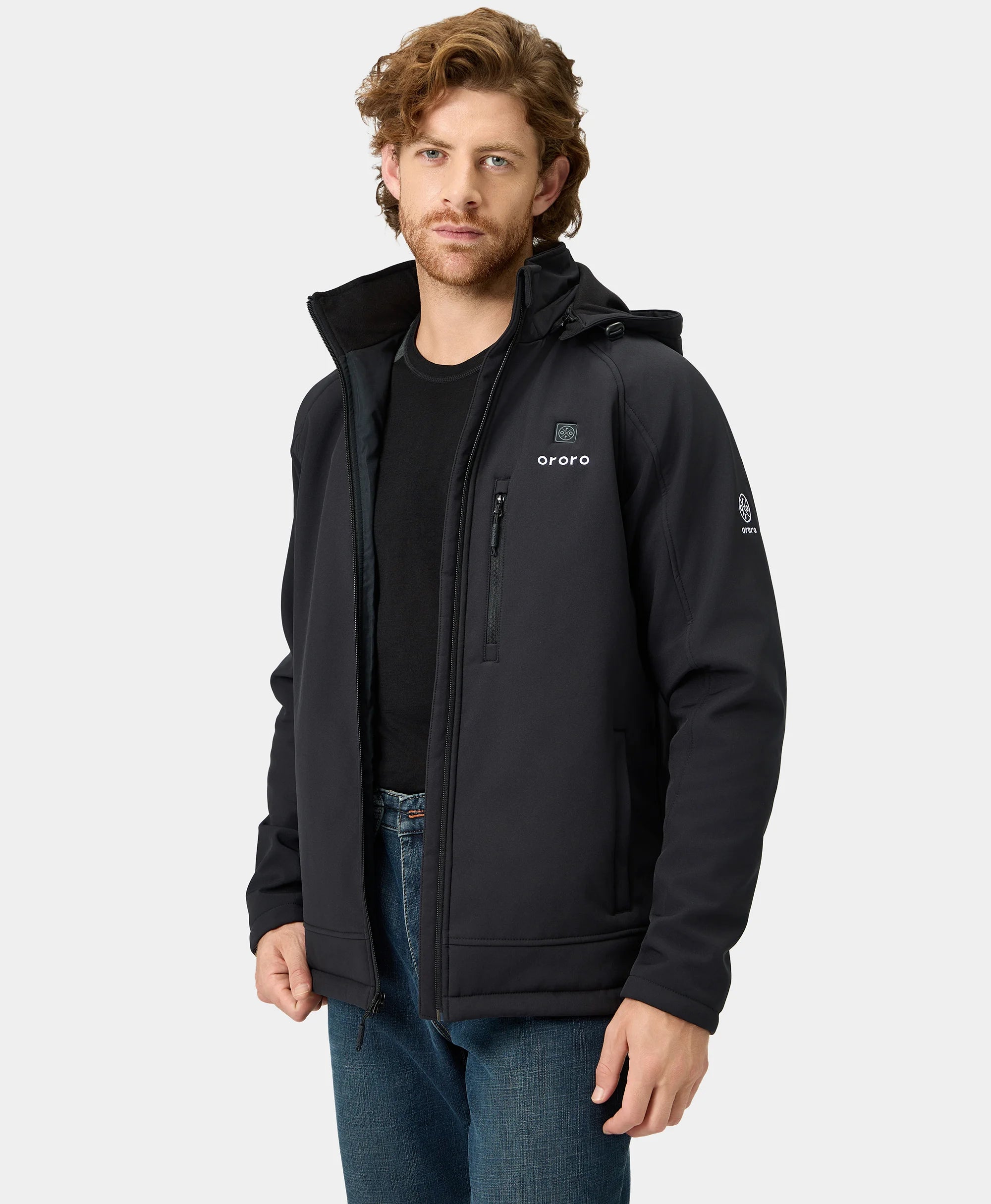 Paragon Men's Heated Jacket - Black, Thumbnail 5