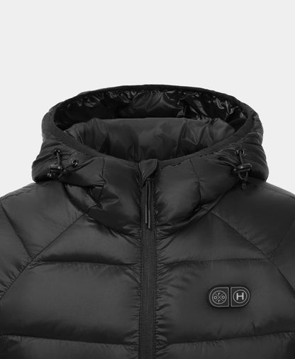 Aeropro Men's 8-Zone Packable Heated Down Jacket