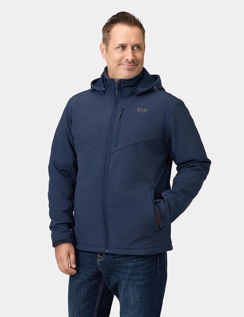 Men's Dual Control Heated Jacket with 5 Heating Zones (Pocket Heating)